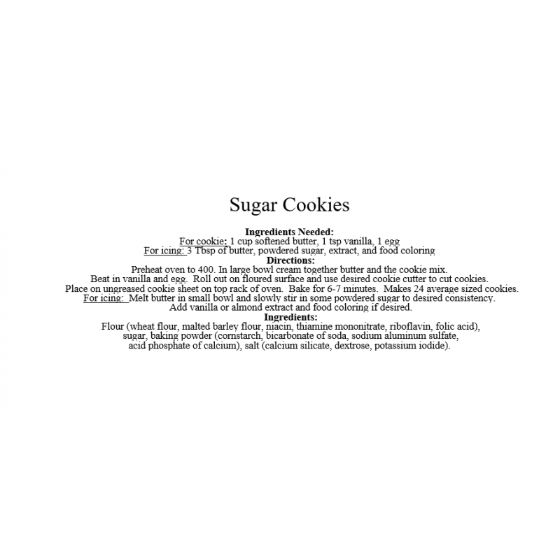 Sugar Cookies MixTGC
